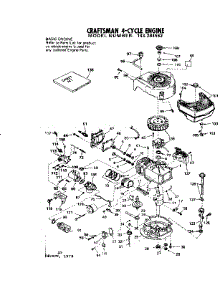 Replacement Parts parts for Craftsman Lawn & Garden Engine 143284562 from AppliancePartsPros.com