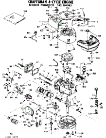 Replacement Parts parts for Craftsman Lawn & Garden Engine 143284582 from AppliancePartsPros.com
