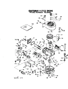 Replacement Parts parts for Craftsman Lawn & Garden Engine 143284642 from AppliancePartsPros.com