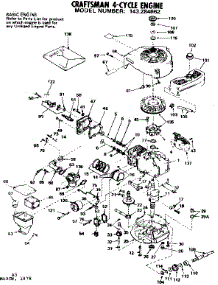 Replacement Parts parts for Craftsman Lawn & Garden Engine 143284662 from AppliancePartsPros.com