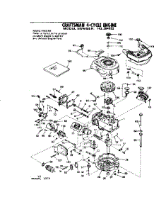 Replacement Parts parts for Craftsman Lawn & Garden Engine 143284692 from AppliancePartsPros.com
