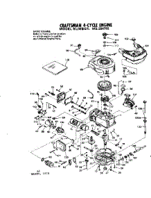 Replacement Parts parts for Craftsman Lawn & Garden Engine 143284702 from AppliancePartsPros.com