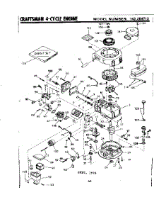 Replacement Parts parts for Craftsman Lawn & Garden Engine 143284712 from AppliancePartsPros.com