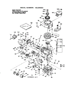 Replacement Parts parts for Craftsman Lawn & Garden Engine 143285022 from AppliancePartsPros.com