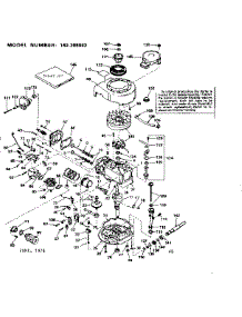 Replacement Parts parts for Craftsman Lawn & Garden Engine 143285082 from AppliancePartsPros.com