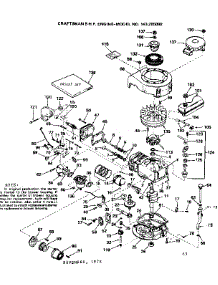 Replacement Parts parts for Craftsman Lawn & Garden Engine 143285092 from AppliancePartsPros.com