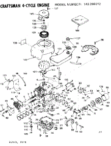 Replacement Parts parts for Craftsman Lawn & Garden Engine 143286012 from AppliancePartsPros.com
