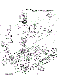 Replacement Parts parts for Craftsman Lawn & Garden Engine 143286022 from AppliancePartsPros.com
