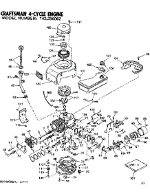Replacement Parts parts for Craftsman Lawn & Garden Engine 143286062 from AppliancePartsPros.com