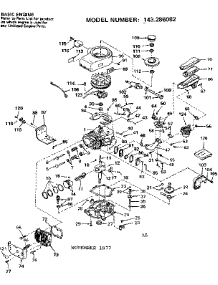 Replacement Parts parts for Craftsman Lawn & Garden Engine 143286082 from AppliancePartsPros.com