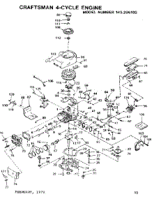 Replacement Parts parts for Craftsman Lawn & Garden Engine 143286102 from AppliancePartsPros.com