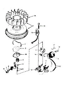 Magneto parts for Craftsman Lawn & Garden Engine 143286132 from AppliancePartsPros.com