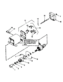 Starter Motor parts for Craftsman Lawn & Garden Engine 143286132 from AppliancePartsPros.com