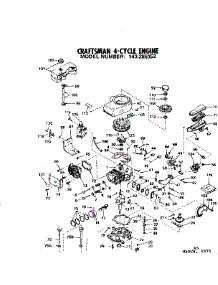 Replacement Parts parts for Craftsman Lawn & Garden Engine 143286152 from AppliancePartsPros.com