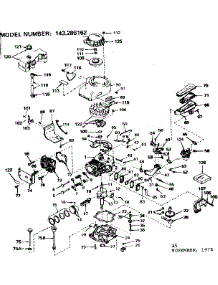 Replacement Parts parts for Craftsman Lawn & Garden Engine 143286162 from AppliancePartsPros.com