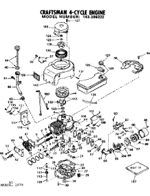 Replacement Parts parts for Craftsman Lawn & Garden Engine 143286222 from AppliancePartsPros.com
