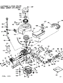 Replacement Parts parts for Craftsman Lawn & Garden Engine 143286252 from AppliancePartsPros.com
