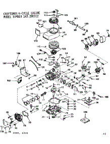 Replacement Parts parts for Craftsman Lawn & Garden Engine 143286312 from AppliancePartsPros.com