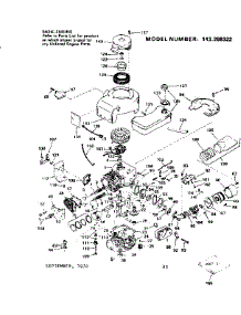 Replacement Parts parts for Craftsman Lawn & Garden Engine 143286322 from AppliancePartsPros.com