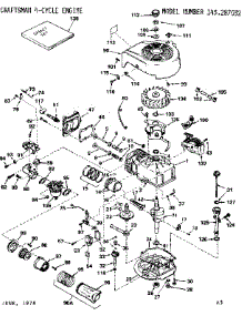Replacement Parts parts for Craftsman Lawn & Garden Engine 143287032 from AppliancePartsPros.com