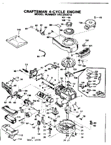 Replacement Parts parts for Craftsman Lawn & Garden Engine 143293012 from AppliancePartsPros.com