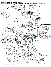 Replacement Parts parts for Craftsman Lawn & Garden Engine 143294072 from AppliancePartsPros.com