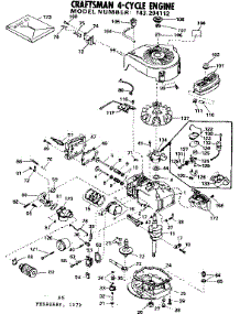 Engine parts for Craftsman Lawn & Garden Engine 143294112 from AppliancePartsPros.com