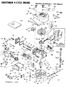 Replacement Parts parts for Craftsman Lawn & Garden Engine 143294142 from AppliancePartsPros.com