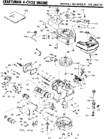 Replacement Parts parts for Craftsman Lawn & Garden Engine 143294172 from AppliancePartsPros.com