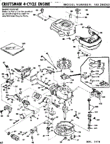 Replacement Parts parts for Craftsman Lawn & Garden Engine 143294202 from AppliancePartsPros.com