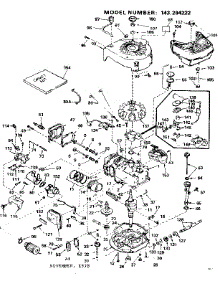 Replacement Parts parts for Craftsman Lawn & Garden Engine 143294222 from AppliancePartsPros.com