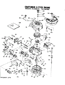Replacement Parts parts for Craftsman Lawn & Garden Engine 143294382 from AppliancePartsPros.com