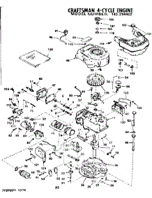 Replacement Parts parts for Craftsman Lawn & Garden Engine 143294402 from AppliancePartsPros.com
