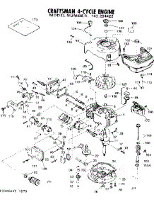 Replacement Parts parts for Craftsman Lawn & Garden Engine 143294422 from AppliancePartsPros.com