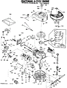 Engine parts for Craftsman Lawn & Garden Engine 143294432 from AppliancePartsPros.com