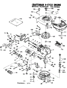 Replacement Parts parts for Craftsman Lawn & Garden Engine 143294462 from AppliancePartsPros.com