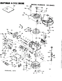Replacement Parts parts for Craftsman Lawn & Garden Engine 143294472 from AppliancePartsPros.com