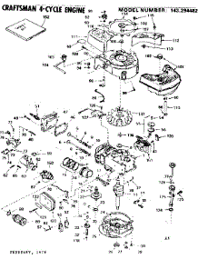 Replacement Parts parts for Craftsman Lawn & Garden Engine 143294482 from AppliancePartsPros.com