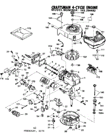 Replacement Parts parts for Craftsman Lawn & Garden Engine 143294492 from AppliancePartsPros.com