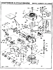 Engine parts for Craftsman Lawn & Garden Engine 143294552 from AppliancePartsPros.com