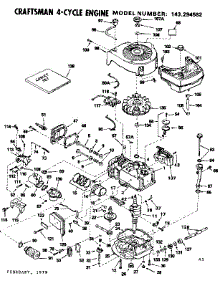 Engine parts for Craftsman Lawn & Garden Engine 143294582 from AppliancePartsPros.com