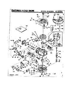 Replacement Parts parts for Craftsman Lawn & Garden Engine 143294682 from AppliancePartsPros.com