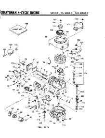Replacement Parts parts for Craftsman Lawn & Garden Engine 143295022 from AppliancePartsPros.com