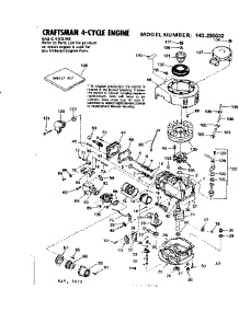 Replacement Parts parts for Craftsman Lawn & Garden Engine 143295032 from AppliancePartsPros.com