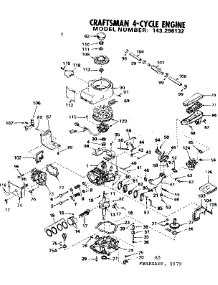 Replacement Parts parts for Craftsman Lawn & Garden Engine 143296132 from AppliancePartsPros.com