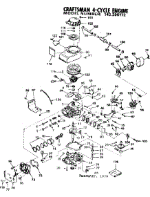 Replacement Parts parts for Craftsman Lawn & Garden Engine 143296172 from AppliancePartsPros.com