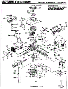 Replacement Parts parts for Craftsman Lawn & Garden Engine 143296242 from AppliancePartsPros.com