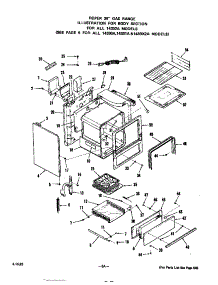 Body (For All 14332A Models) parts for Roper Gas Range 1433*2A from AppliancePartsPros.com
