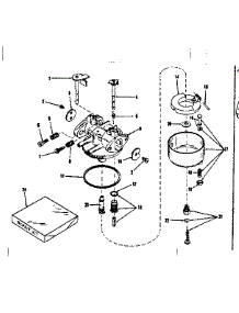 Carburetor No. 29168 (Lmg-132) parts for Craftsman Lawn & Garden Engine 14330251 from AppliancePartsPros.com