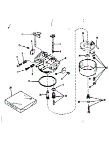 Carburetor No.29237 (Lmg-134) parts for Craftsman Lawn & Garden Engine 14330351 from AppliancePartsPros.com